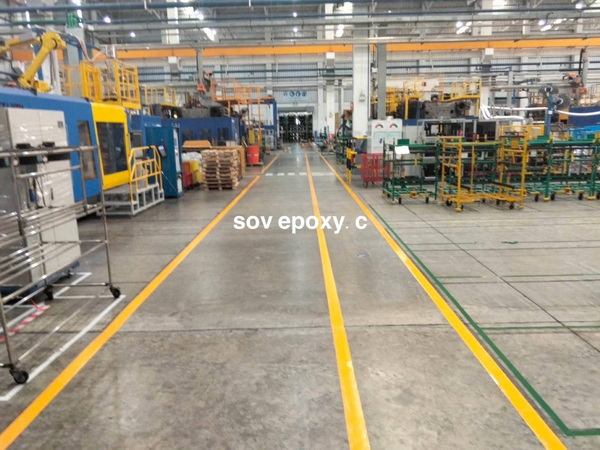 ตีเส้นจราจร ด้วย Epoxy Coating