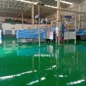 ผลงานพื้น Epoxy จ.สมุทรสาคร