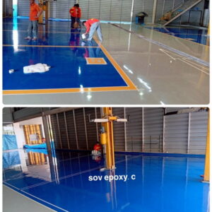 ทำพื้น Epoxy โชว์รูมรถ-02