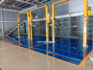 เคลือบพื้น Epoxy อู่สีฟอร์ด