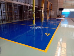 Sov Epoxy ทำพื้นอีพ็อกซี่ พื้นพียู พื้นโรงงาน พื้นสนามกีฬา 17