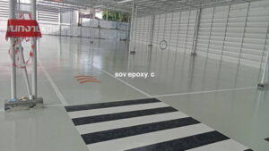 พื้น Epoxy Coating โชว์รูมรถ