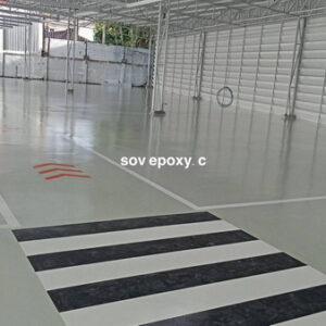 พื้น Epoxy Coating โชว์รูมรถ