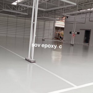 ทำพื้น Epoxy โขว์รูมรถ อู่สี-07