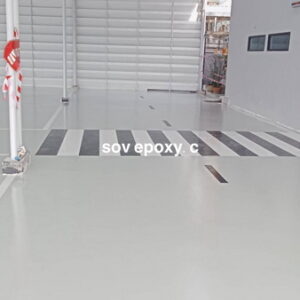 ทำพื้น Epoxy โขว์รูมรถ อู่สี-09