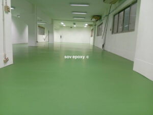 เคลือบพื้น Pu โกดัง จ.อยุธยา