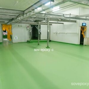 ทำพื้น Pu-MF โรงชำแหละสุกร