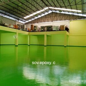 เคลือบพื้น Pu coating, พื้นสีเขียว_06