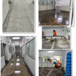 ทำพื้น PU MF โรงงานเครื่องสำอางค์