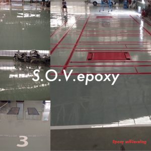 Epoxy Slefleveling โชว์รูมโตโยต้าไทยเย็น (2)